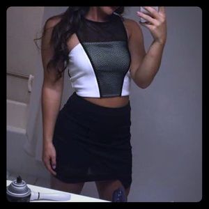 Express Matching Mini Skirt Set